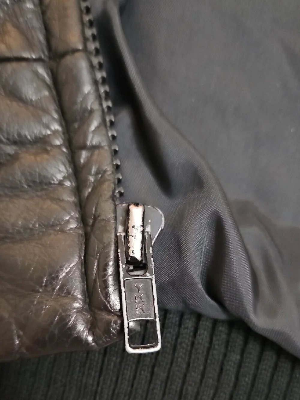Members Only Vintage 80s Black Leather Bomber Moto Jacket Sz 42 Large Mens